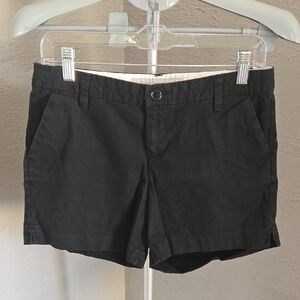 Old Navy Black Bermuda Shorts Versatile Cotton Blend